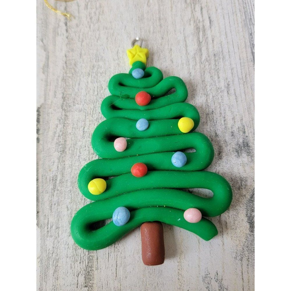 Pine tree rainbow ornament Christmas xmas decor